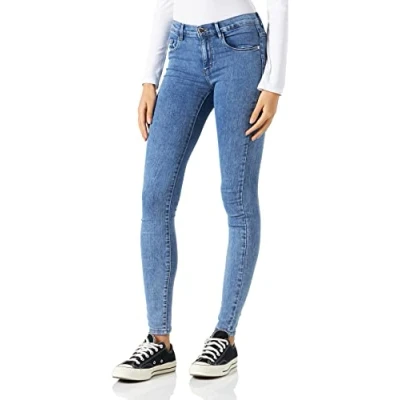 Abbildung von ONLY Onlrain LIFE Jeans Skinny Fit, Damen, Größe: Mx32, Medium blue denim