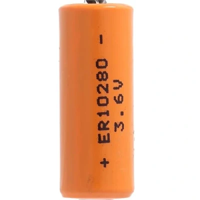 Abbildung von ER10280 LiSOCl2 Batterie 3,7 Volt 1,68Wh 450mAh, Abmessungen ca. 28 x 10mm
