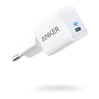 Abbildung von Anker 511 (Nano) 20W iPhone USB C Ladegerät, PIQ 3.0 Mini Geeignet für 15/14/13/12 Serie, Galaxy, Pixel 4/3, iPad Pro, AirPods Mattweiß (Ohne Ladekabel)