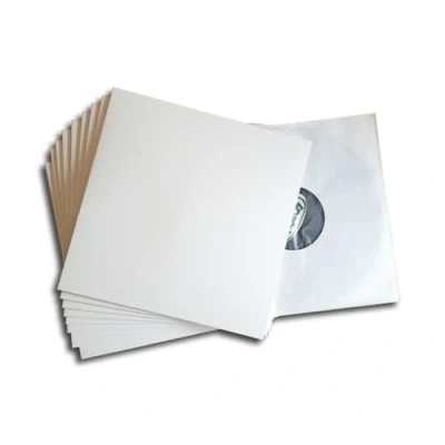 Abbildung von Protected LP Schallplatten Cover weiß Deluxe (25 Stück)
