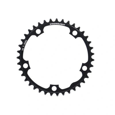 Abbildung von Stronglight Kettenblatt Type 130 S außen 46 Zähne silber 9/10fach