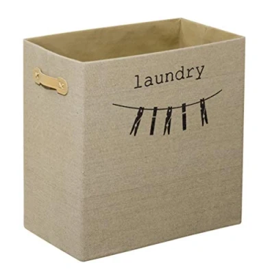 Abbildung von FACKELMANN Wäschebox, (1 St.), Beige mit Aufdruck
