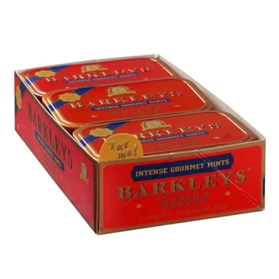 Abbildung von Barkleys Gourmet Mints Ginger &amp; Orange, 6 tins, 6er Pack (6 x 50 g), TP837, 95 * 60 20 mm