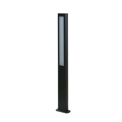 Abbildung von Lucande LED Pollerleuchte Mhairi, Leuchtmittel fest verbaut, warmweiß, Modern, Aluminium Druckguss, Acryl, anthrazit, weiß, 2 flammig, inkl.