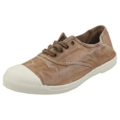 Abbildung von Natural World Eco 102E Women&#039;s Trainers Organic Cotton 100% EcoFriendly Beige Color