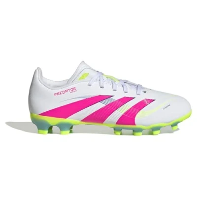 Abbildung von adidas Performance Predator League Unisex Fußballschuh Nocken für Kinder, Größe: 35.5, White/lucid pink/lucid lemon Schuhe