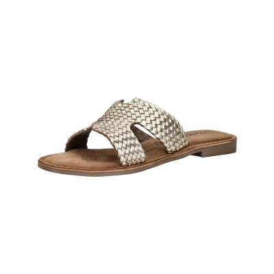 Abbildung von Lazamani Pantolette flach, Damen, Größe: 36, Gold Schuhe