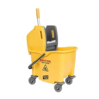 Abbildung von Blake &amp; White Purely Smile PS8103 Kentucky Mop Eimer und Auswringer, 25 l, Gelb