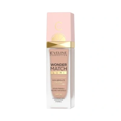 Abbildung von Eveline Cosmetics Wonder Match Flüssige Foundation mit Hyaluronsäure, Niacinamid &amp; Vitamin C