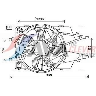Abbildung von Gebläse AVA COOLING FD7577