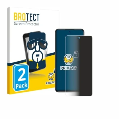 Abbildung von BROTECT (2 Stück Anti Spy Blickschutzfolie für ZTE Blade A75 4G Privacy Screen Protector [Displayschutz Folie, Sichtschutz, Blaulichtfilter]