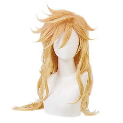 Abbildung von HIROAKIYA Douma Wig, Demon Slayer Kimetsu no Yaiba Cosplay Wig with Cap