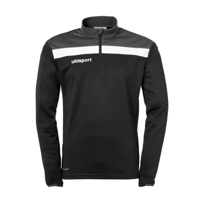 Abbildung von uhlsport Offense Langarmshirt für Kinder, Größe: 128, Schwarz/anthra/weiß