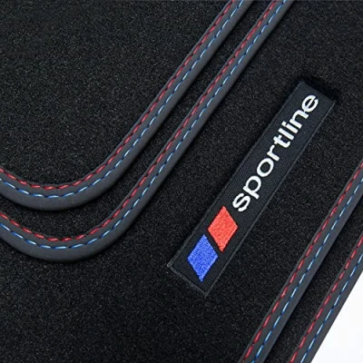 Abbildung von tuning art Auto Fußmatten SF006 Automatten Set passgenau für BMW 1er F20 F21 2011 2019