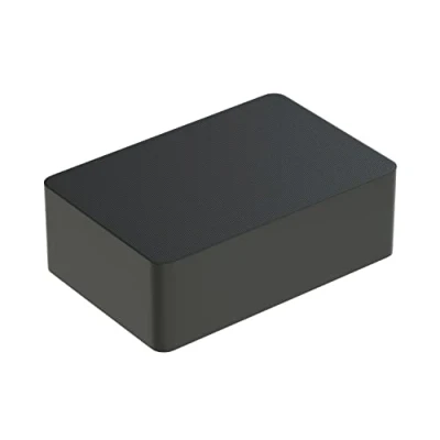 Abbildung von BAUHELD® Universal Unterlegplatten 60x40x 20mm [50 Stück] Schwarze Unterlegplättchen aus Kunststoff [Made in Germany] Als Abstandhalter, Kunststoffplatte, Unterleger oder Verglasungsklötze geeignet