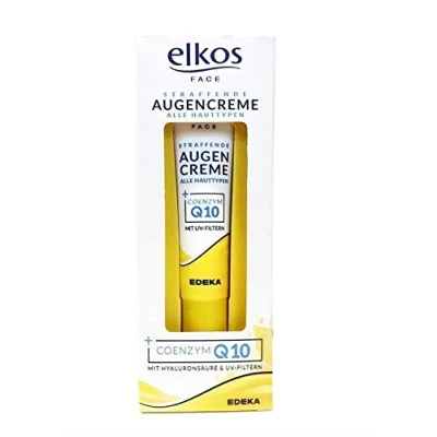Abbildung von elkos Face straffende Augencreme mit Coenzym Q10 15ml