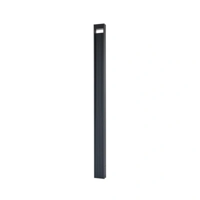 Abbildung von Lucande LED Wegeleuchte Tavion, dunkelgrau, Alu, Höhe 230 cm
