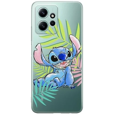 Abbildung von ERT GROUP Handyhülle für Xiaomi REDMI Note 12 4G Original und offiziell Lizenziertes Disney Muster Stitch 008 optimal an die Form des Handy angepasst, teilweise transparent
