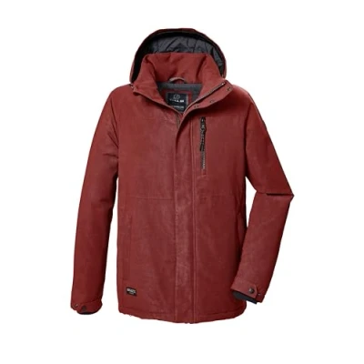 Abbildung von G.I.G.A. DX Herren Funktionsjacke/Outdoorjacke wasserdicht mit abzippbarer Kapuze GW 71 MN JCKT, dunkel feuerrot, XXL, 42213 000