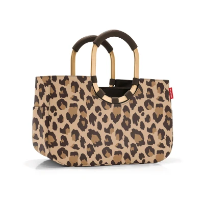 Abbildung von reisenthel loopshopper M leo macchiato Stabile Tasche mit praktischen Fächern aus recycelten PET Flaschen Eleganz beim Einkaufen, viel Funktion inklusive!