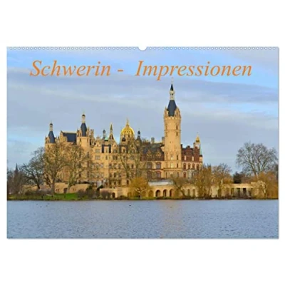 Abbildung von Schwerin Impressionen (Wandkalender 2025 DIN A2 quer), CALVENDO Monatskalender