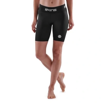 Abbildung von Skins Damen Serie 1 Halbstrumpfhose Kompressionshose, Schwarz, M