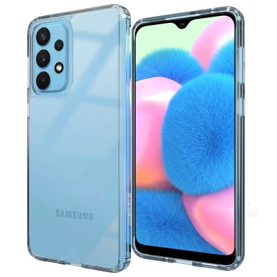 Abbildung von Samsung Galaxy A33 Hülle Kunststoff Accezz Hard Case/Backcover Handyhülle Transparent Shockproof/Stoßfest