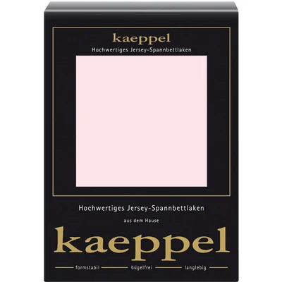 Abbildung von Kaeppel Spannbettlaken &quot;Single Jersey Mako Elasthan&quot;, aus 97% Baumwolle und 3% Elasthan