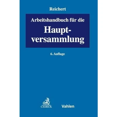 Abbildung von Arbeitshandbuch für die Hauptversammlung