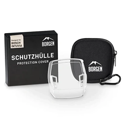 Abbildung von Borgen E Bike Displayschutz geeignet für Bosch Intuvia Display BUI255 Schutz vor Staub, Steinen und Wasser Schutzhülle Zubehör