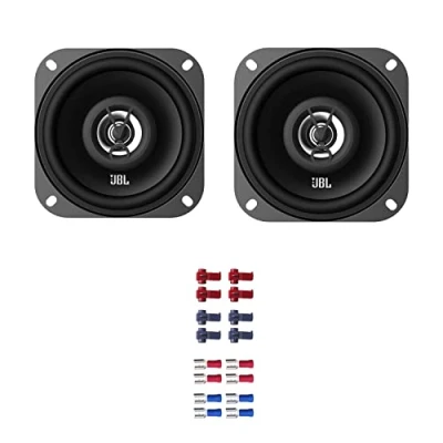 Abbildung von JBL Auto Lautsprecher Boxen Stage1 41F 250 Watt 10 cm 2 Wege Koax passend für Chevrolet Spark ab 2010 Heckbereich