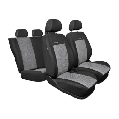 Abbildung von Mossa Maßgeschneiderte Sitzbezüge Auto kompatibel mit Volkswagen Golf VII Hatchback, Variant (2012 2019) Autositzbezüge Schonbezüge für Autositze E2