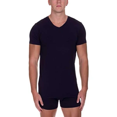 Abbildung von Bruno Banani Herren V Shirt Infinity Unterhemd, Blau (Dunkelblau 090), (Herstellergröße: XX Large)