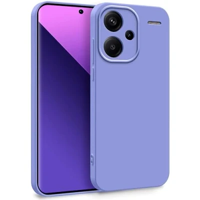 Abbildung von MyGadget Hülle für Xiaomi Redmi Note 13 Pro Plus 5G Zweilagige Handyhülle mit Kameraschutz Cover Innenfutter &amp; Silikon außen Flieder