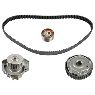 Abbildung von FEBI BILSTEIN 173067 Wasserpumpe + Zahnriemensatz mit 129 FIAT: Grande Punto Schrägheck, 500 Doblo I Kombi, LANCIA: Ypsilon II