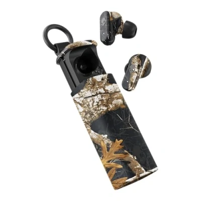 Abbildung von Skullcandy Dime Evo In Ear Wireless Kopfhörer, 36 Std. Akkulaufzeit, Mikro, kompatibel mit iPhone, Android und Bluetooth Geräten Realtree Edge Colors Black