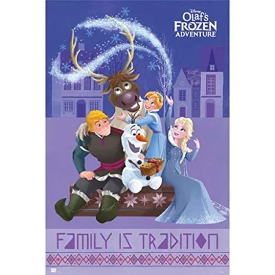 Abbildung von Grupo Erik Editores Poster, 61 x 91,5 cm Olaf Frozen Adventure All Characters 91.5
