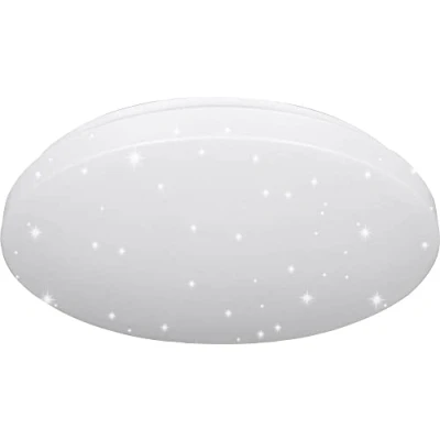 Abbildung von Müller Licht LED Deckenlampe Deckenleuchte Wandlampe Reva Star Round Ø50, rundes Panel, 36 W, warmweiß (3000 K), 3750 lm, inkl. Sternenhimmel Effekt