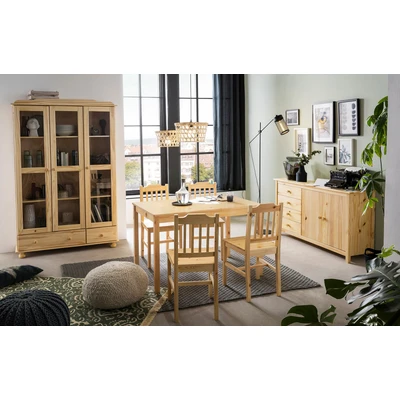 Abbildung von Home affaire Essgruppe &quot;Chur&quot;, (Set, 5 tlg.), gefertigt aus massivem Kiefernholz
