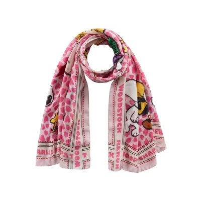 Abbildung von Codello Peanuts MIT Snoopy Schal, Damen, Größe: One Size, Pink