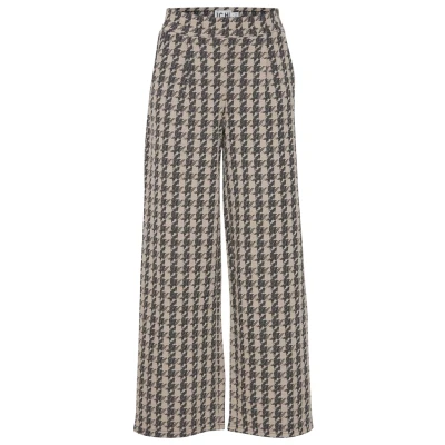 Abbildung von ICHI Stoffhose, Damen, Größe: XL, Doeskin houndstooth