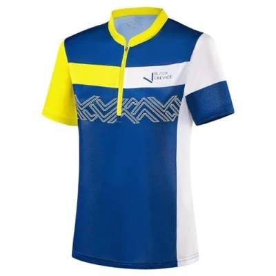 Abbildung von Black Crevice Damen MTB Shirt, Navy/Yellow, 42