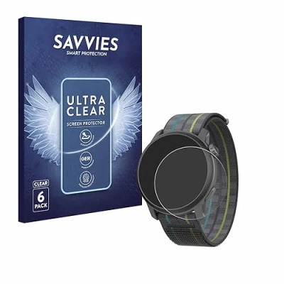 Abbildung von Savvies 6 Stück Schutzfolie für Coros Pace 3 Displayschutz Folie Ultra Transparent
