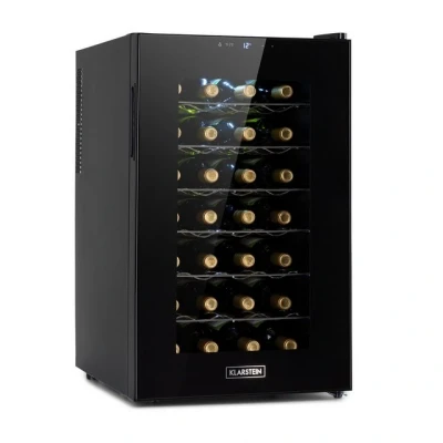 Abbildung von Klarstein Weinkühlschrank Barolo 28 Uno, für Standardflaschen á 0,75l,Wein Flaschenkühlschrank Weintemperierschrank Weinschrank Kühlschrank