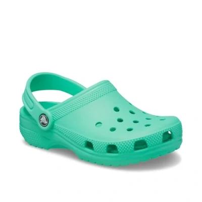 Abbildung von Crocs Classic Unisex Pantolette flach für Kinder, Größe: 27/28, Lagoon Kunststoff
