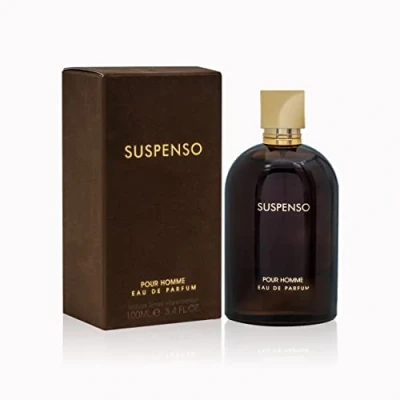 Abbildung von Fragrance World Suspenso Eau De Parfum 100ml Arabisches Duftwasser für Herren Süßer Holz Tabak Duft