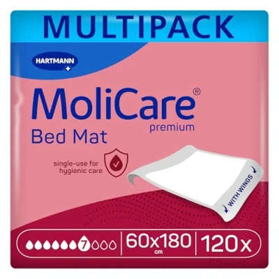 Abbildung von Molicare Premium Bed Mat 7 Tropfen m.Flü 4X30 St