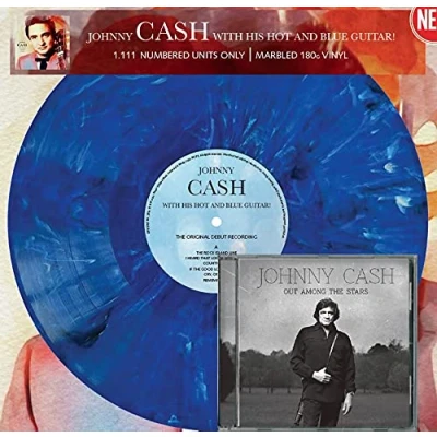 Abbildung von With His Hot and Blue Guitar/Out Among the Stars [Vinyl LP]