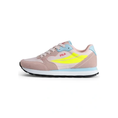 Abbildung von Fila Hypert Sneaker low, Damen, Größe: 37, Mauve chalk acid lime Leder/synthetik