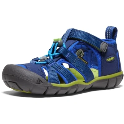 Abbildung von Keen Seacamp II CNX Children Unisex Trekkingsandale für Kinder, Größe: 24, Blue depths/chartreuse Schuhe